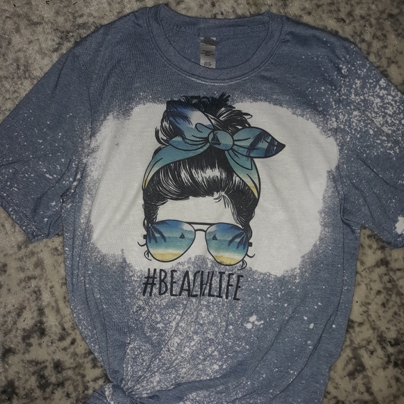 Beach bleached shirt